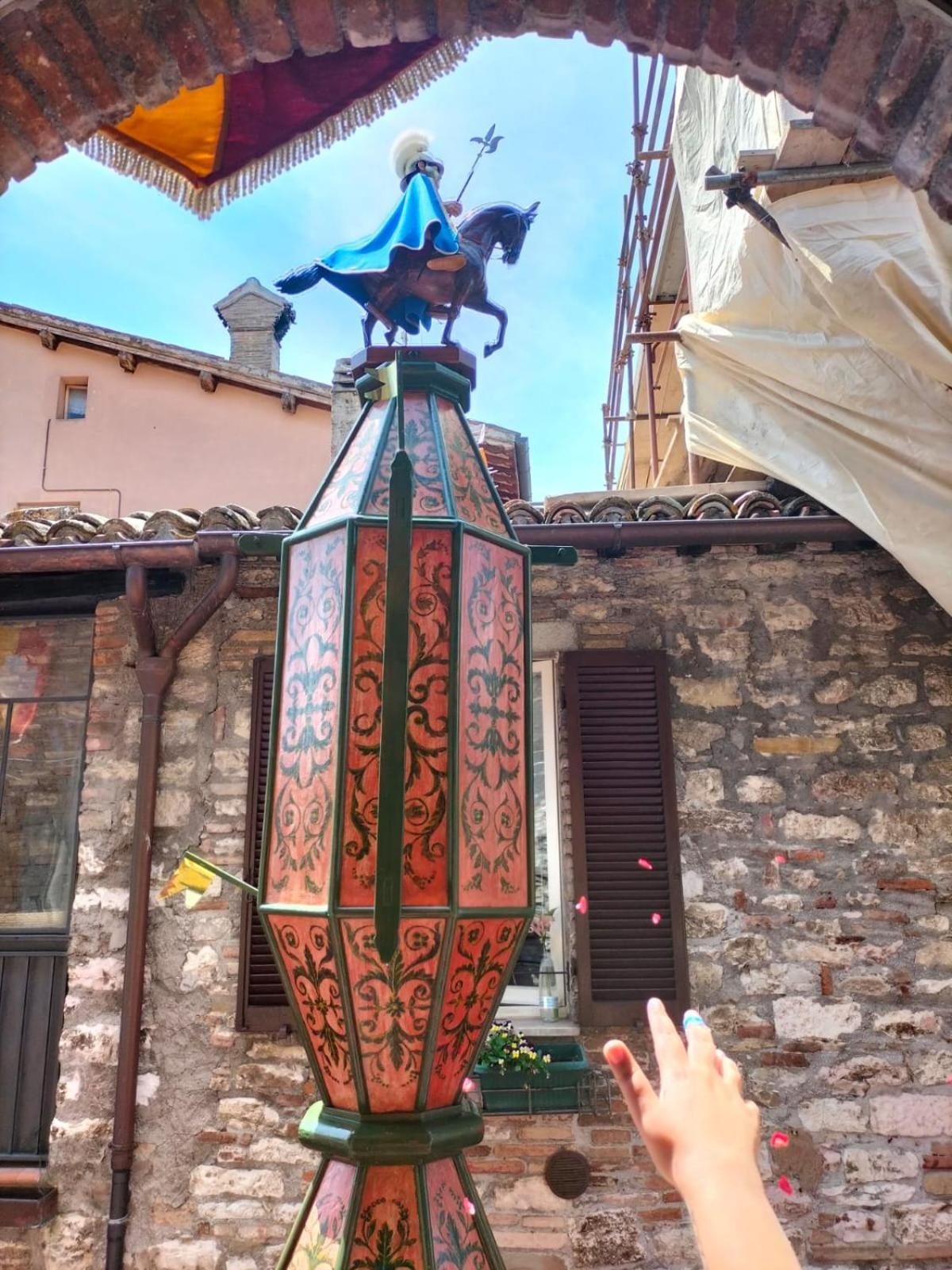 Apartamento Casa La Rosa Gubbio Exterior foto